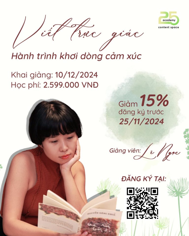 Khóa học “Viết trực giác”